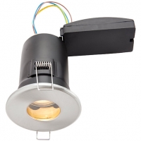 Wickes  Wickes Brushed Chrome LED Fire Rated IP65 Bathroom Downlight
