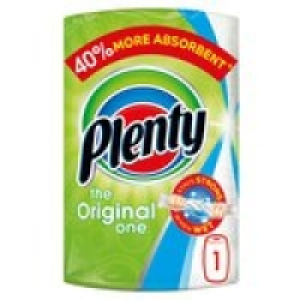 Plenty White Kitchen Roll 100 Sheets £1.75