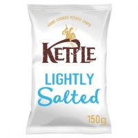 Tesco  Kettle Chips Lightly Salted 150G