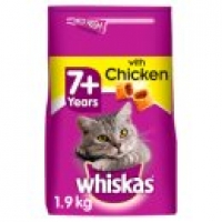Asda Whiskas Complete Chicken Dry Senior Cat Food