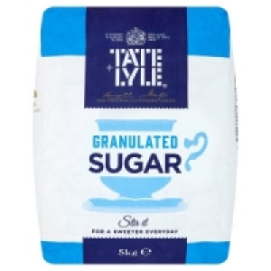 Tate & Lyle Granulated Pure Cane Sugar 5kg