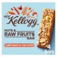 Asda W.k Kellogg 4 Sunflower & Chia Seed Cereal Bars