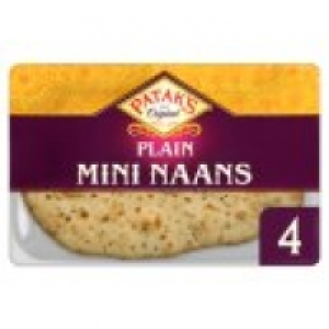 Plain Mini Naan Breads £1.66