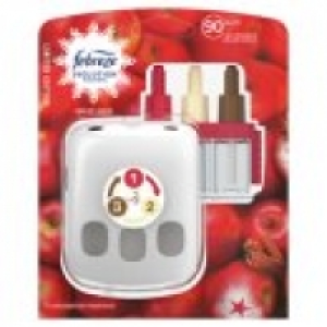 Febreze 3Volution Plug-In Starter Kit, Spiced Apple - Holder & 1 Ref