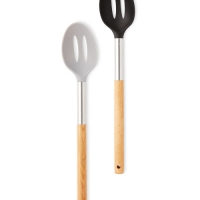 Aldi  Wooden Slotted Spoon