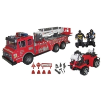 QDStores  Large Rescue Fire Truck Play Set