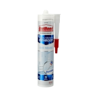 Wilko  Unibond Anti Mould White Shower and Bathroom Seala nt 300ml
