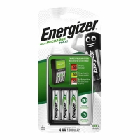 Wilko  Energizer Accu Recharge Maxi Compact Battery Charg er with 1
