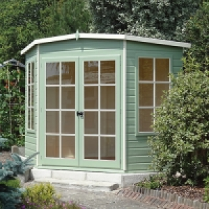 Shire 7 x 7 ft Hampton Double Door Corner Summerhouse £601.00