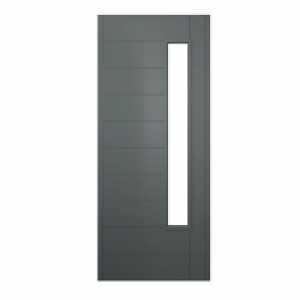 JCI Ultimate Stockholm External Hardwood Glazed Door Grey wi £648.00