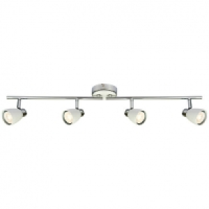 Wickes Major LED White & Chrome 4 Bar Spotlight - 4 x 4.8W &pound;40.00