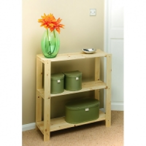 Wickes 3 Tier Pine Shelving Unit £14.00