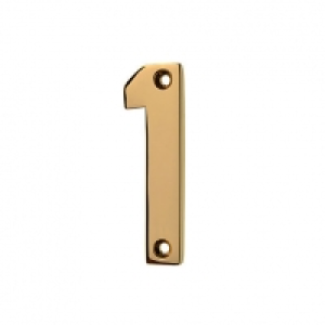 Wickes Door Number 1 - Brass £3.25