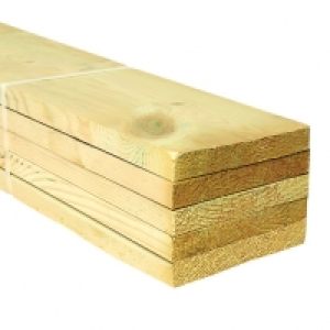 Wickes Redwood PSE Treated Timber - 20.5 x 144 x 1800mm Pack £40.24