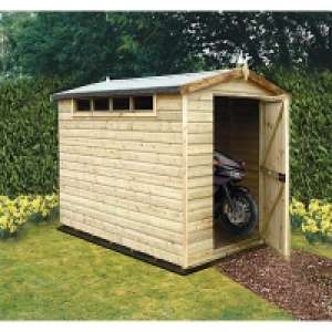 Shire 10 x 10 ft Large Security Timber Apex Shed with High L