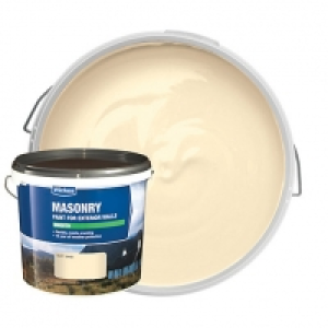 Wickes Smooth Masonry Paint - Soft Sand 5L £10.00