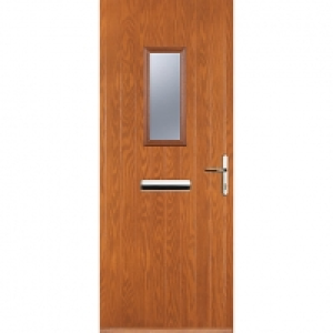 Euramax 1 Square Oak Left Hand Composite Door 840mm x 2100mm £670.00