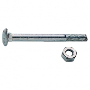 Wickes Carriage Bolt Nut & Washer - M12 x 200mm Pack of 2 £3.96
