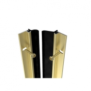 Wickes Full Door Metal Draught Excluder Gold Effect - 5028mm £15.00