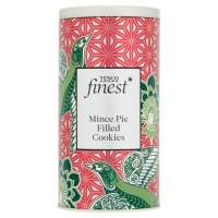 Tesco  Tesco Finest Mince Pie Filled Cookies Tin 180G