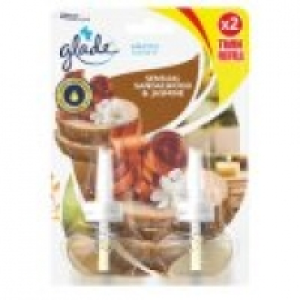 Glade Plug In Scented Oil Refills, Sandalwood & Jasmine - 2 Refill