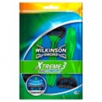 Asda Wilkinson Sword Xtreme 3 Duo Comfort Mens Disposable Razors 6 Pack