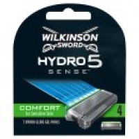 Asda Wilkinson Sword Hydro 5 Sense Comfort Razors Blades
