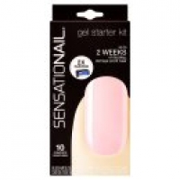 Asda Sensationail Gel Starter Kit Pink Chiffon 10 Complete Manicures