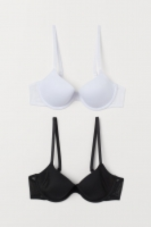  2-pack padded underwired bras £10.00
