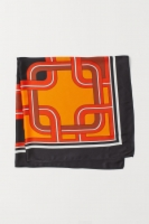  Patterned satin scarf £7.00