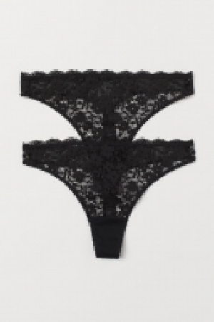  2-pack lace thong briefs £6.00