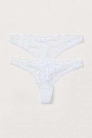  2-pack lace thong briefs £4.50