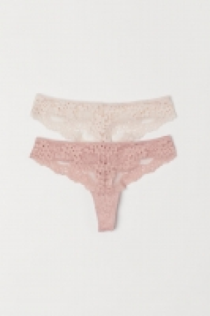  2-pack lace thong briefs £5.39