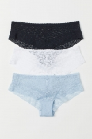  3-pack lace hipster briefs £7.00