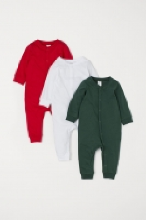  3-pack cotton pyjamas £10.00
