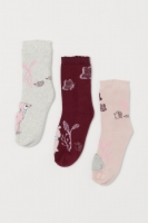  3-pack terry socks £5.00