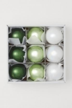  9-pack Christmas tree baubles £6.00