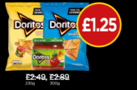 Doritos Lightly Salted Chips, Cool Original Chips, Mild Sals
