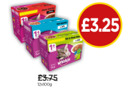 Budgens  Whiskas 1+ Years Fish & Meat Selection In Jelly, Fish Select