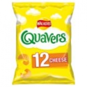 Asda Walkers Quavers Cheese Flavour Light Curly Potato Snack