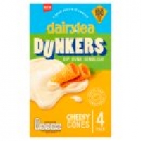 Asda Dairylea Dunkers Cheesy Cones x4