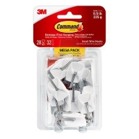 Partridges 3m 3M General Purpose Wire Hooks With Command Strips (Pack of 2