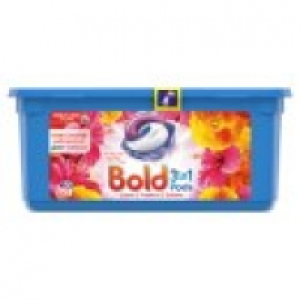 Asda Bold 3in1 Pods Sparkling Bloom & Yellow Poppy Washing Liquid Caps