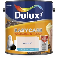 Wilko  Dulux Easycare Blush Pink Matt Emulsion Paint 2.5L