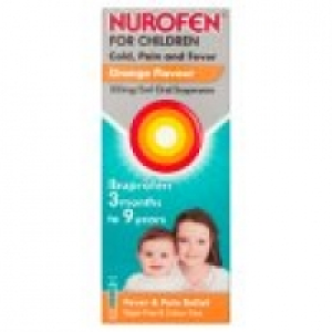 Asda Nurofen for Children Cold Pain and Fever Ibuprofen Oral Suspension O