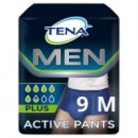 Asda Tena Men Active Fit Plus Size Medium Bladder Weakness Pants