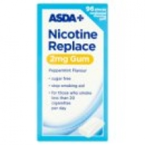 Asda Asda Nicotine Replace 2mg Gum Peppermint Flavour