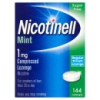 Asda Nicotinell 1mg Nicotine Compressed Mint Sugar-Free Lozenges