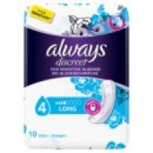 Discreet Incontinence Pads+ Long For Sensitive Bladder £1.95