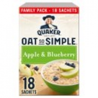 Asda Quaker Oat So Simple Apple & Blueberry Porridge